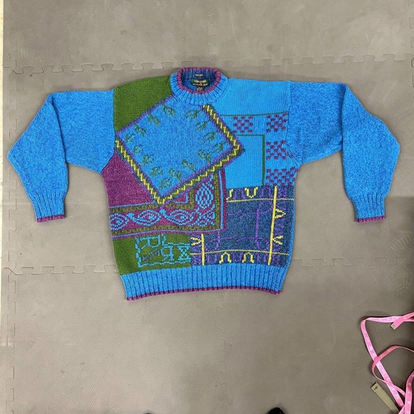 Vintage Colours by Alexander Julian 100% Cotton Cosby Sweater Size XL FS Chrty - Picture 6 of 9